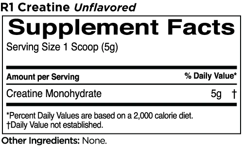 Rule 1: Creatine