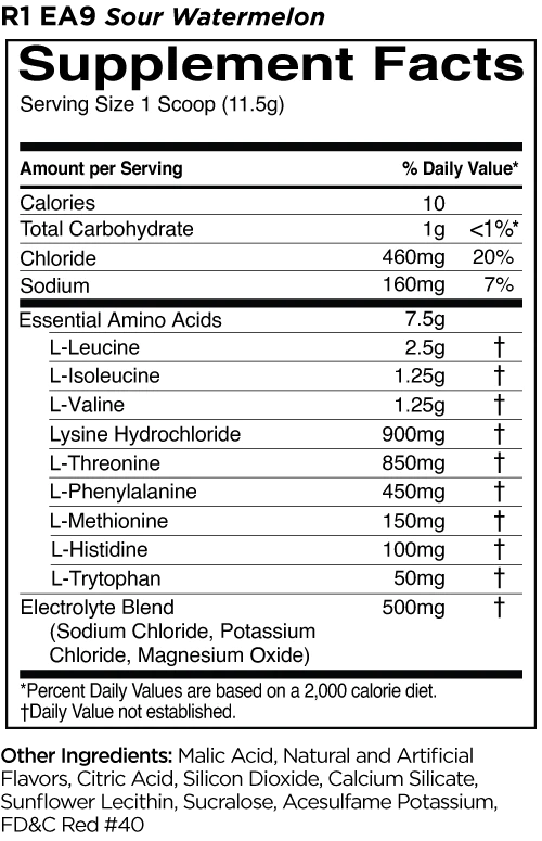 Rule 1: Essential Amino 9